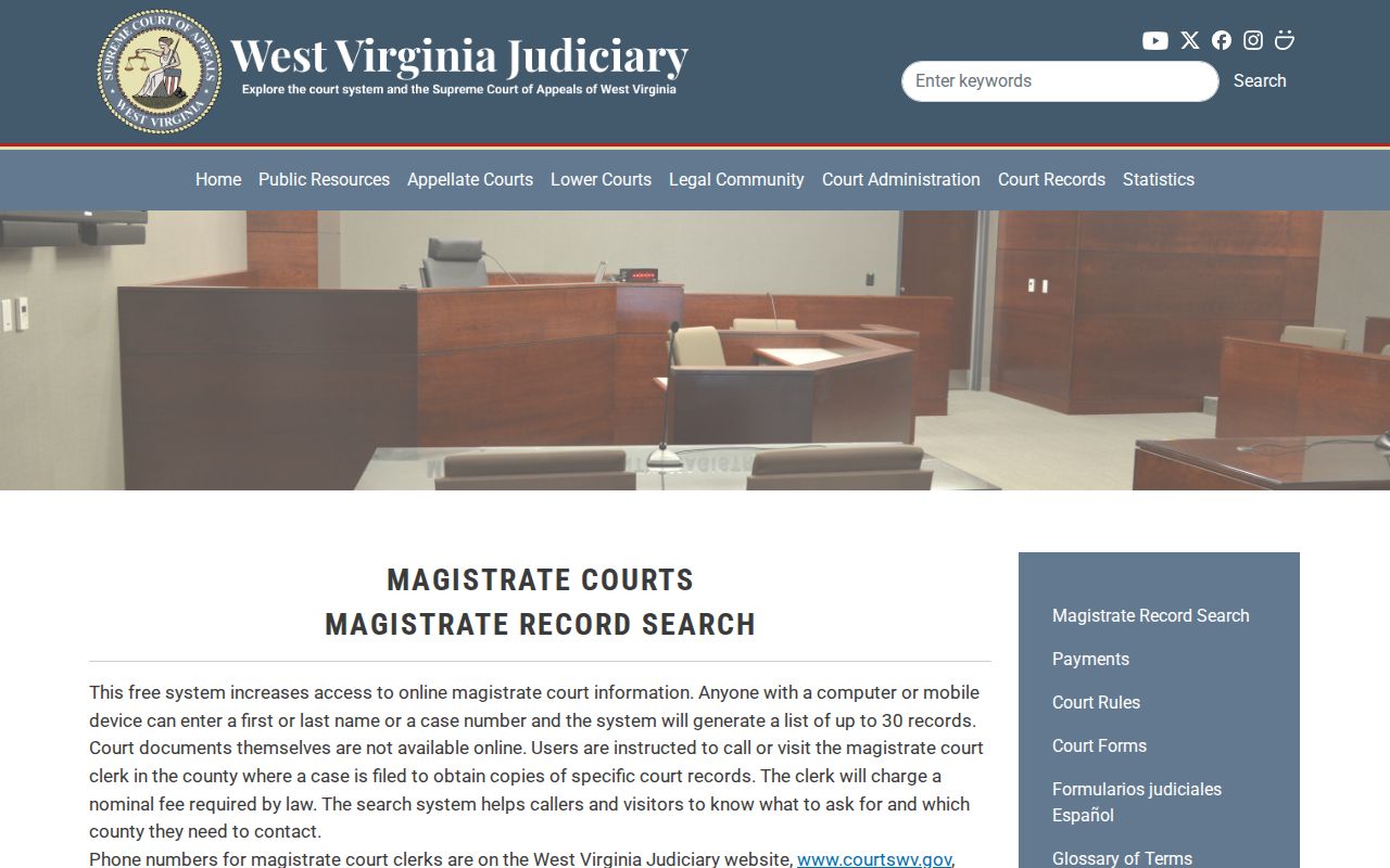Mingo County release record search explanation